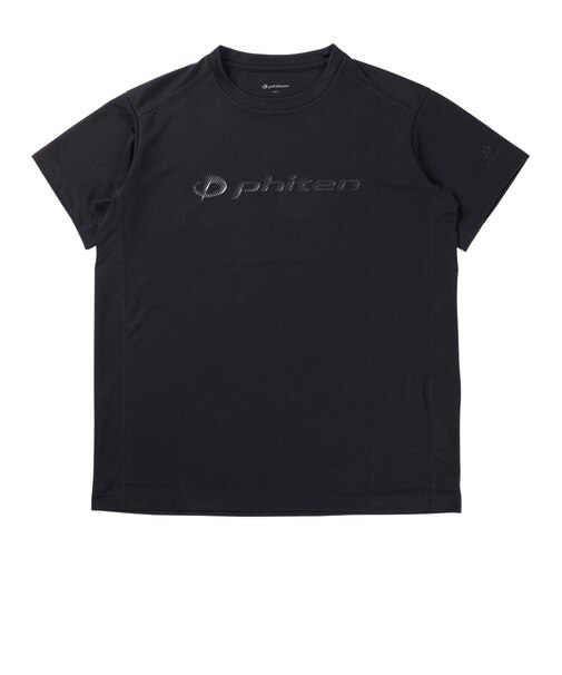ファイテン（PHITEN）バレーボールウェア 冷感半袖シャツ ブラック 3126JG72000