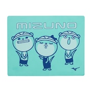 ミズノ(MIZUNO)スイムタオル 水泳 緑 34×44cm N2JYD50333 かわうそくん 吸水タオル セームタオル スイミングタオル 抗菌