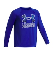 アンダーアーマー（UNDER ARMOUR）テック ハイブリッド プリント フィル ロングスリーブ Tシャツ 長袖  1380470 401