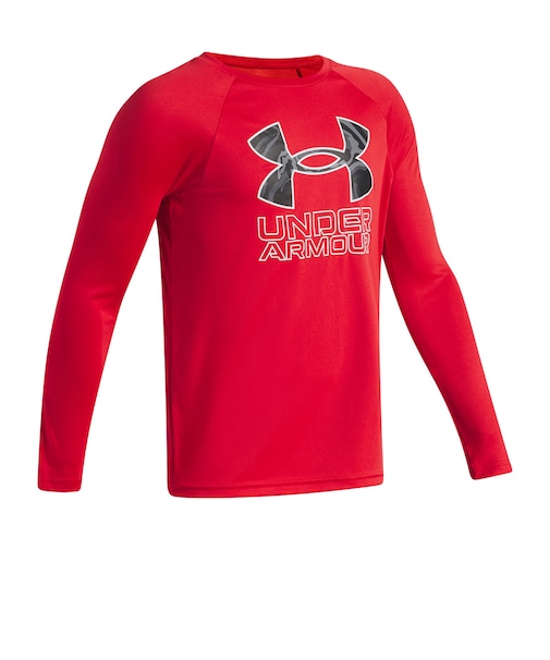 アンダーアーマー（UNDER ARMOUR）テック ハイブリッド プリント フィル ロングスリーブ Tシャツ 長袖  1380470 601