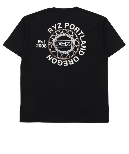 ライズ（RYZ）バスケットボールウェア 半袖Tシャツ RZ30CD26SS0032 BLK