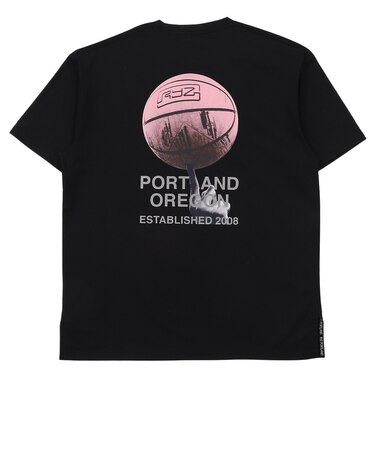 ライズ（RYZ）バスケットボールウェア FINGER SPIN 半袖Tシャツ RZ30CD26SS0034 BLK