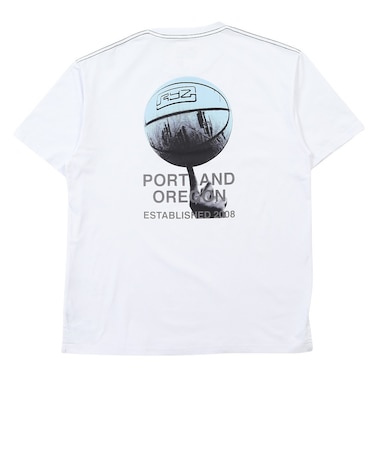 ライズ（RYZ）バスケットボールウェア FINGER SPIN 半袖Tシャツ RZ30CD26SS0034 WHT
