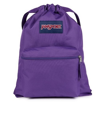 ジャンスポーツ（JANSPORT）リュック スポーツバッグ ドローサック GRAPE JELLY 紫 14L JS0A83LQ-DNC リュックサック ドロー…