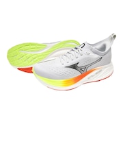 ミズノ（MIZUNO）ランニングシューズ ジョギングシューズ ネオ ゼン 2 グレー ブラック J1GC268651 スポーツ カジュアル シューズ