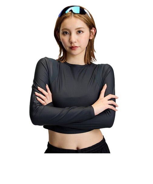 アンダーアーマー(UNDER ARMOUR)ヒートギア クロップ ロングスリーブ Tシャツ 6016929 016