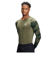 アンダーアーマー（UNDER ARMOUR）ヒートギアアーマー コンプレッション カモ ロングスリーブ シャツ 6016931 390