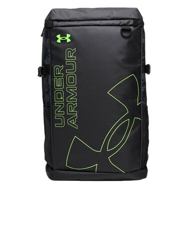 アンダーアーマー（UNDER ARMOUR）リュック ターポリン バックパック 3.0 黒×ライム 40L 6016739 002 デイバッグ 高耐久 撥水