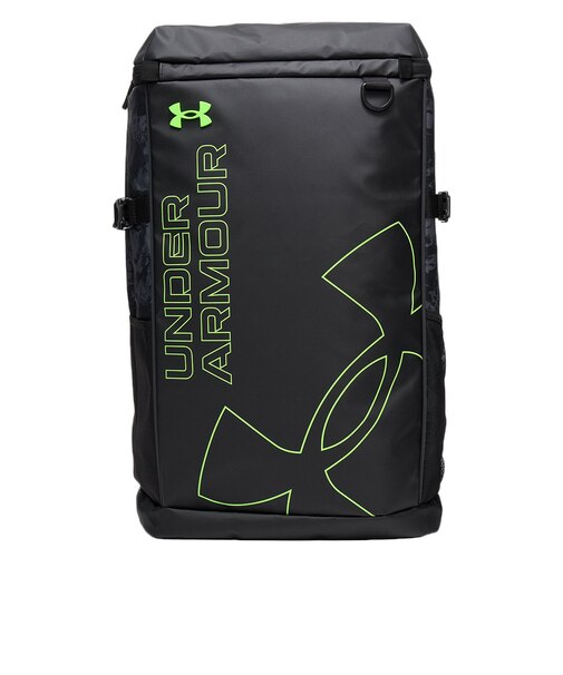 アンダーアーマー（UNDER ARMOUR）リュック ターポリン バックパック 3.0 黒×ライム 40L 6016739 002 デイバッグ 高耐久 撥水