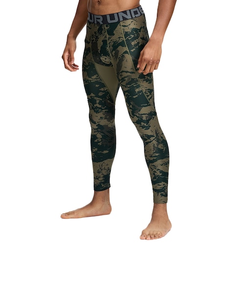 アンダーアーマー(UNDER ARMOUR)ヒートギアアーマー コンプレッション カモ レギンス 6016932 390