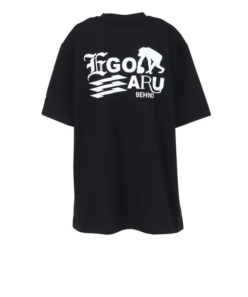 エゴザル（EGOZARU）バスケットボールウェア ミックスレターオーバーサイズド半袖Tシャツ EBSS26UST004C001