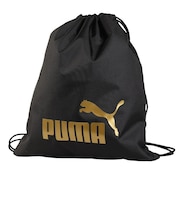 プーマ(PUMA)ナップサック フェーズ ジムサック 黒×ゴールド 14L 09116342 ジムバッグ ドローストリング