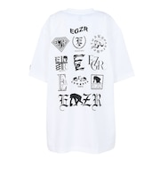 エゴザル（EGOZARU）バスケットボールウェア マルチビハインドオーバーサイズ半袖Tシャツ EBSS26UST001C002