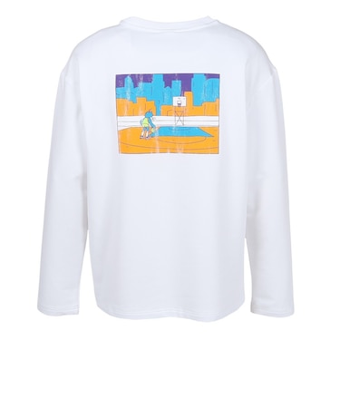 プーマ（PUMA）ESS ELEVATED MX 長袖Tシャツ 638548 02 WHT
