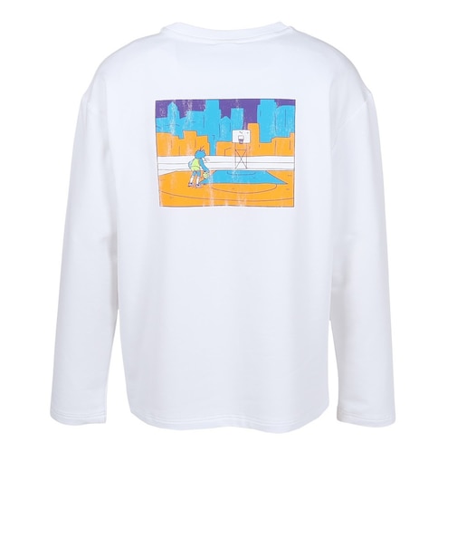 プーマ（PUMA）ESS ELEVATED MX 長袖Tシャツ 638548 02 WHT