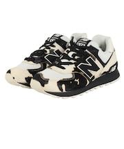 ニューバランス(new balance)スニーカー ランニングシューズ 574 ホワイト ブラック W574PH B スポーツ カジュアル シューズ