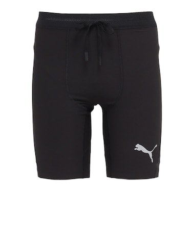 プーマ（PUMA）LIGHTSPEED 8 IN ハーフタイツ インナーブリーフ付き 528424 01 BLK