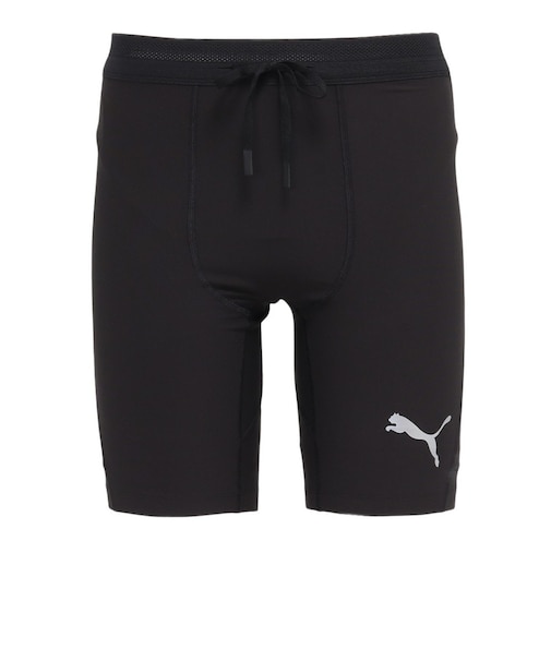 プーマ（PUMA）LIGHTSPEED 8 IN ハーフタイツ インナーブリーフ付き 528424 01 BLK