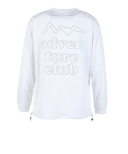 マナテックロゴ長袖Tシャツ 792-5230019 WHT