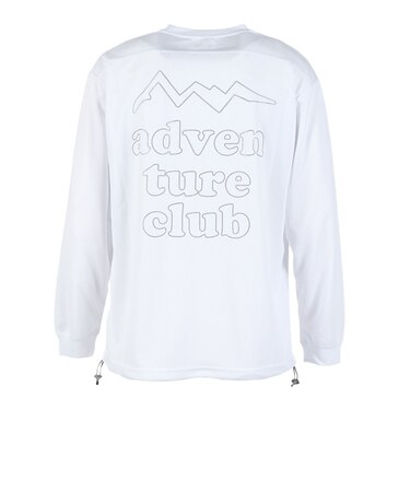 マナテックロゴ長袖Tシャツ 792-5230019 WHT