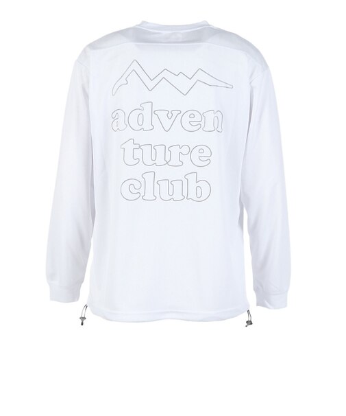 マナテックロゴ長袖Tシャツ 792-5230019 WHT