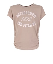 アバクロンビー&フィッチ（Abercrombie & Fitch）ジュニア ANF 1892 RUCHED 半袖Tシャツ 43AJ73-J8N