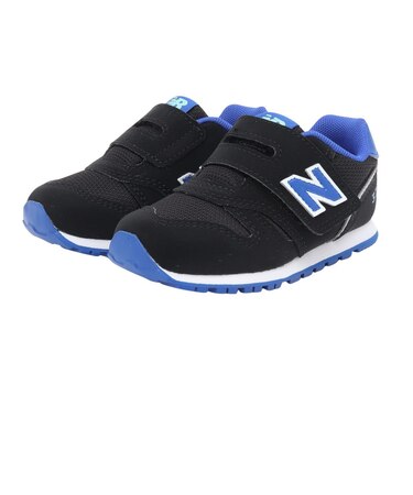 ニューバランス(new balance)ジュニアスニーカー スポーツシューズ 373 フック アンド ループ ブラック ブルー I3739Y3 W カジュアル…