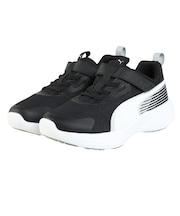 プーマ（PUMA）ジュニアスポーツシューズ ベルクロ ベルト付き スニーカー スピードモンスター V5 ブラック GR 31396005 カジュアル シューズ