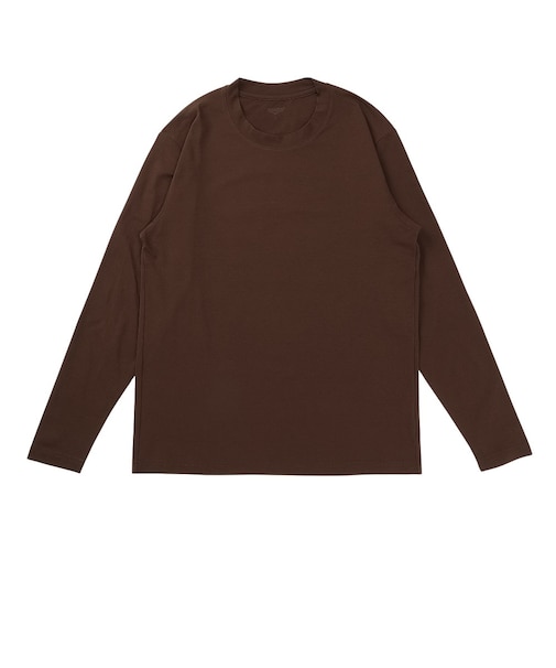 デュアリグ（DUARIG）ベーシック ドライプラス PBTKNIT 長袖Tシャツ 6S0024-TRCT-863CD BRN