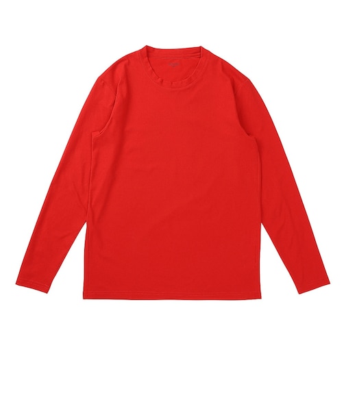 デュアリグ（DUARIG）ベーシック ドライプラス PBTMESH 長袖Tシャツ 6S0019-TRCT-863CD RED