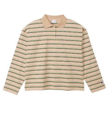チャンピオン（CHAMPION）ロングスリーブボーダーポロシャツ CW-E401 780