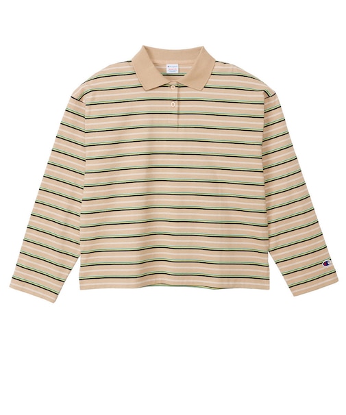 チャンピオン（CHAMPION）ロングスリーブボーダーポロシャツ CW-E401 780