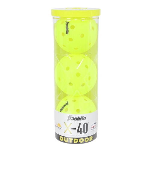 フランクリン（Franklin）X-40 屋外用 ピックルボール 3個セット 52821