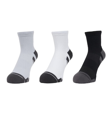 アンダーアーマー（UNDER ARMOUR）パフォーマンステック クオーター ソックス 3足組 6015138 011