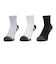 アンダーアーマー（UNDER ARMOUR）パフォーマンステック クオーター ソックス 3足組 6015138 011