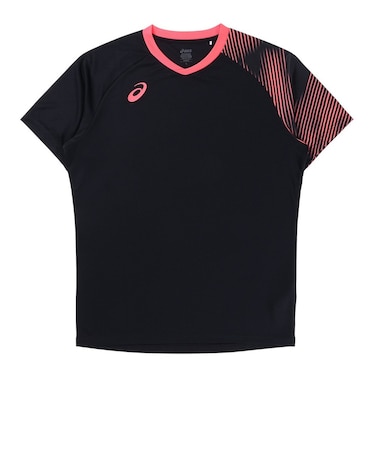 アシックス（ASICS）バレーボールウェア ドライグラフィックプラクティス長袖Tシャツ 2053A281.001