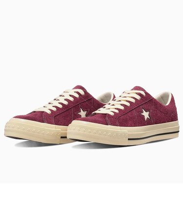 コンバース（CONVERSE）スニーカー タウンシューズ ワンスター エイジド スエード AG バーガンディ 33703201 スポーツ カジュアル シューズ