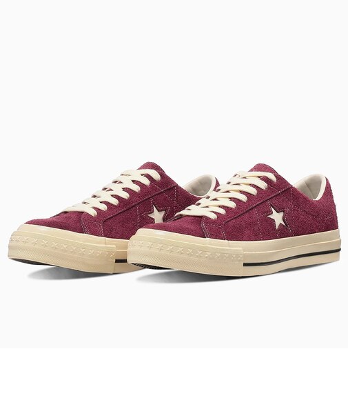 コンバース（CONVERSE）スニーカー タウンシューズ ワンスター エイジド スエード AG バーガンディ 33703201 スポーツ カジュアル シューズ