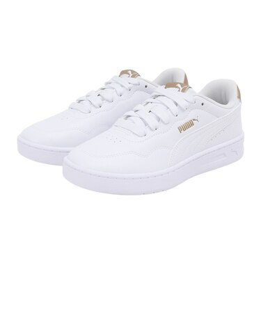 プーマ(PUMA)スニーカー スポーツシューズ コート ラリー メタリック グラム ホワイト 40825001 スポーツ カジュアル シューズ