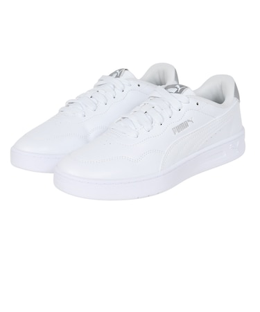 プーマ(PUMA)スニーカー スポーツシューズ コート ラリー メタリック グラム ホワイト シルバー 40825002 スポーツ カジュアル シューズ