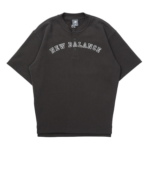ニューバランス（new balance）大谷翔平シグネチャーヘンリーネックショートスリーブTシャツ MT62V56ZBLK