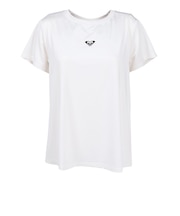 ロキシー（ROXY）フィットネス MY 1ST ROXY 3Dポイントロゴ半袖Tシャツ RST264525 WHT