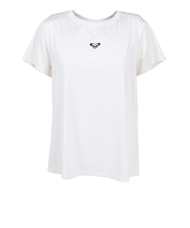 ロキシー(ROXY)フィットネス MY 1ST ROXY 3Dポイントロゴ半袖Tシャツ RST264525 WHT