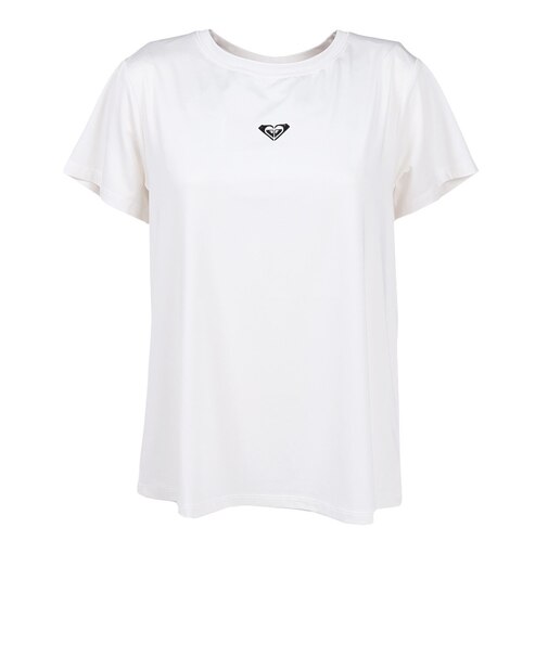 ロキシー(ROXY)フィットネス MY 1ST ROXY 3Dポイントロゴ半袖Tシャツ RST264525 WHT