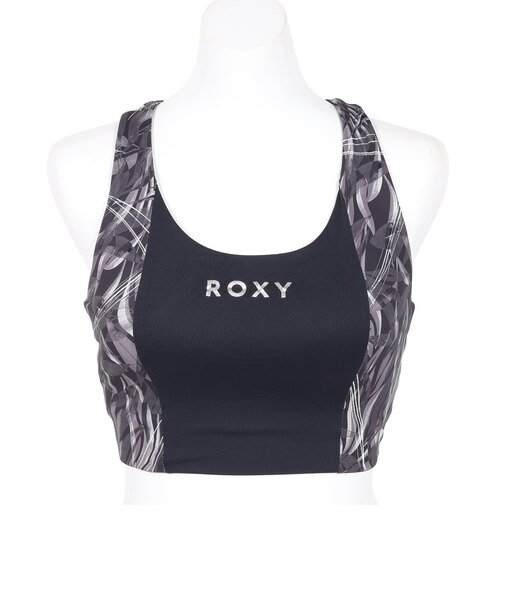ロキシー(ROXY)水陸両用 フィットネス FEEL FREE 柄プリントブラトップ RBR264534 BLK