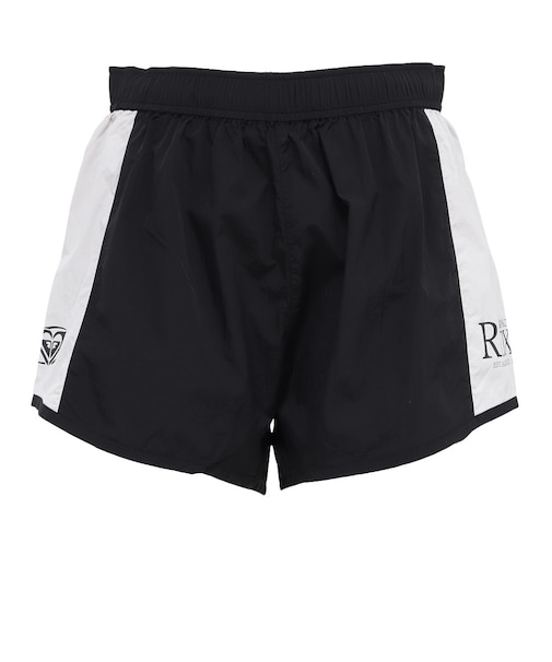 ロキシー(ROXY)フィットネス EARTHY CRISP 配色ランニングショートパンツ RPT264502 BLK