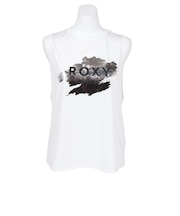 ロキシー（ROXY）水陸両用 フィットネス STAY WITH HOPE 箔プリントロゴタンクトップ RSL264546 WHT