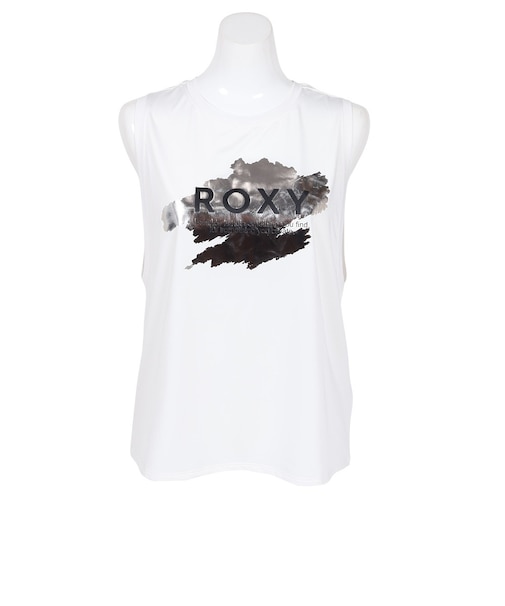 ロキシー(ROXY)水陸両用 フィットネス STAY WITH HOPE 箔プリントロゴタンクトップ RSL264546 WHT