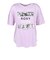 ロキシー（ROXY）水陸両用 フィットネス FEEL FREE バックロング グラフィック半袖Tシャツ RST264532 LAV