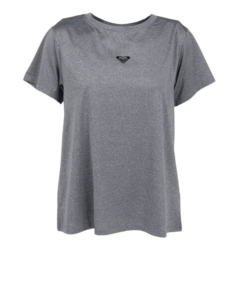 ロキシー(ROXY)フィットネス MY 1ST ROXY 3Dポイントロゴ半袖Tシャツ RST264525 GRY